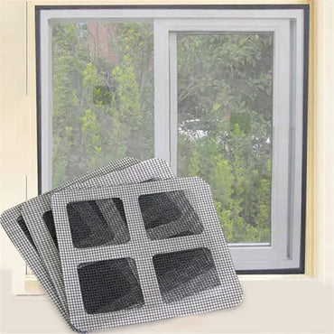 (pack of 10 )Multifunctional Sticker Drainer Net for bathroom, kitchen etc | Window Screen Repair Patches for Door Window