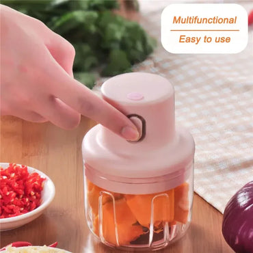 Intelligent Garlic Machine | Electric Garlic Chopper & Grinder | Smart Mini Food Processor for Quick Garlic & Spice Prep