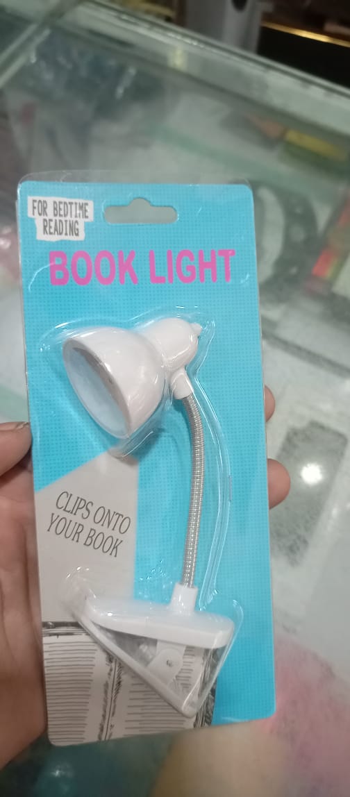 Mini Book Light with Clip – Portable LED Reading Lamp, Travel Bedroom Night Light, Eye Protection (Random Color)