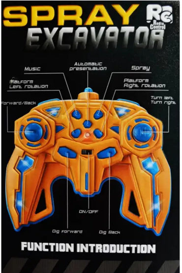 The Perseids Remote Control Bulldozer – 1/16 Scale 11 Channel Heavy RC Construction Toy with Lights & Sound, Yellow