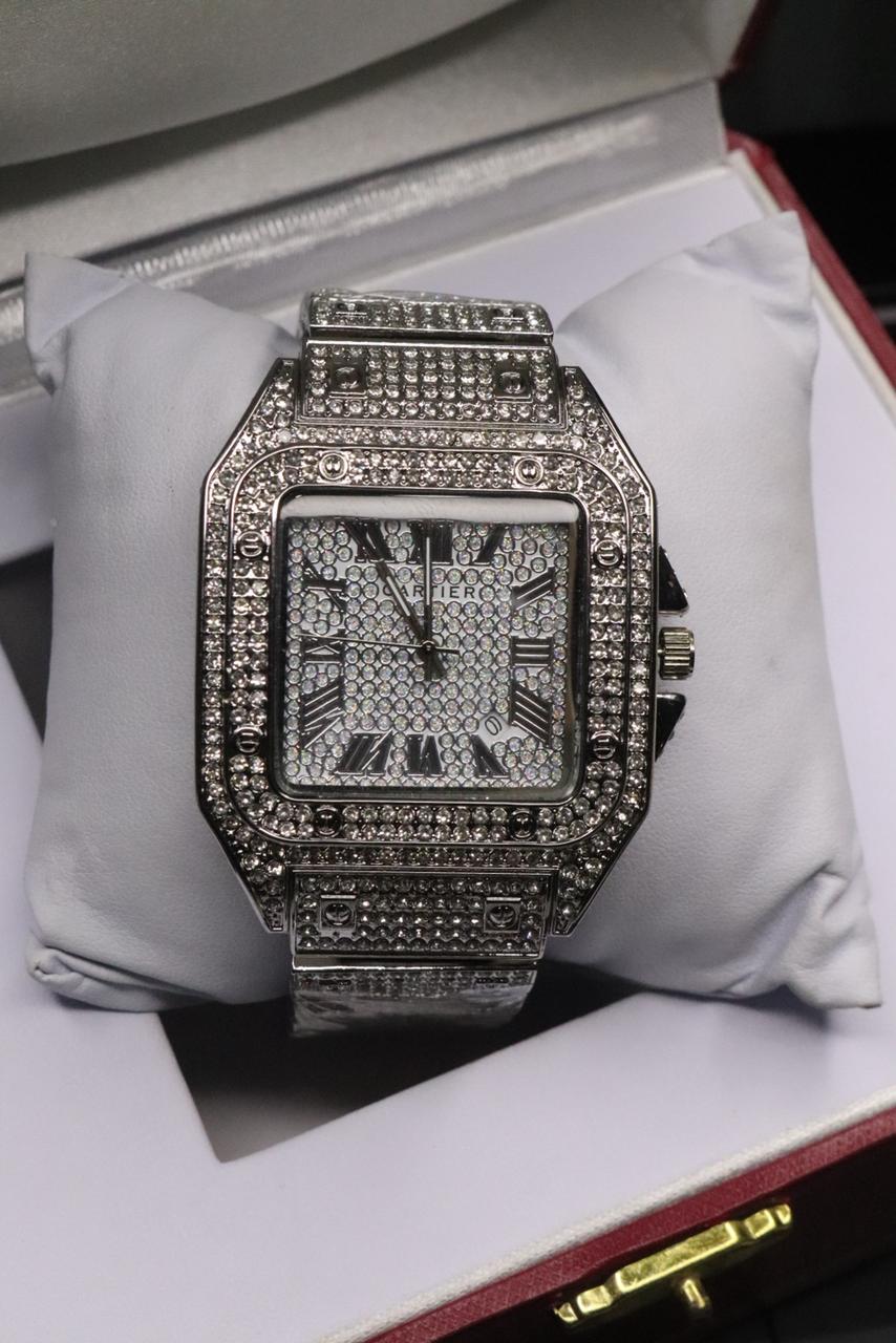 CTR Watch Stone Mens Striking Stone Finish Precision Quartz Comfortable Fit