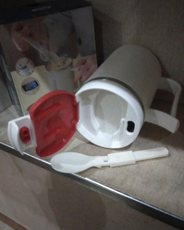 Stainless Steel Coffee Mug | Insulated | Anti‑Slip Bottom | With Spoon | Office & Home Use