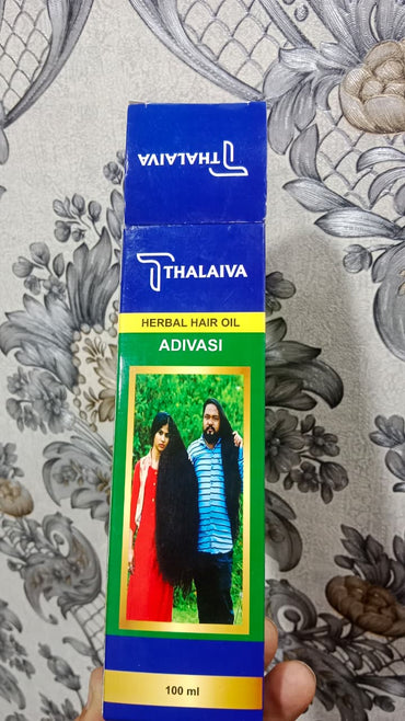Thalaiva Adivasi Herbal Hair Oil – Strength & Growth Formula | Natural Hair Therapy for Hair Vitality | 100 ml