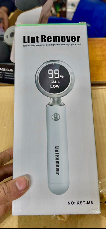 KST M6 Rechargeable Electric Lint Remover High Performance Fabric Shaver For Clothes Sweaters And Upholstery (Random Color)