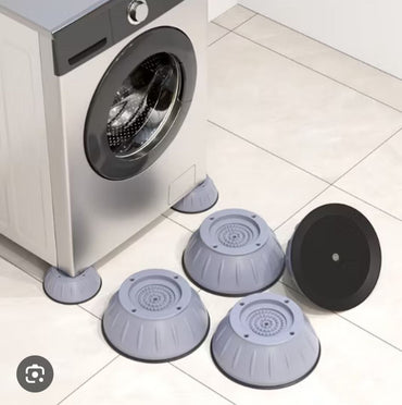 4Pcs Universal Anti‑Vibration Feet Pads | Washing Machine, Dryer, Refrigerator & Furniture Non‑Slip Rubber Mat (Big Size)