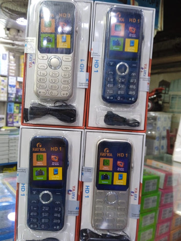 Faywa HD 1 – 2.01'' IPS Display, Dual SIM, Smart Camera, Built-in Battery, Wireless FM, Type-C Support, PTA Approved Mobile Phone(random colour)