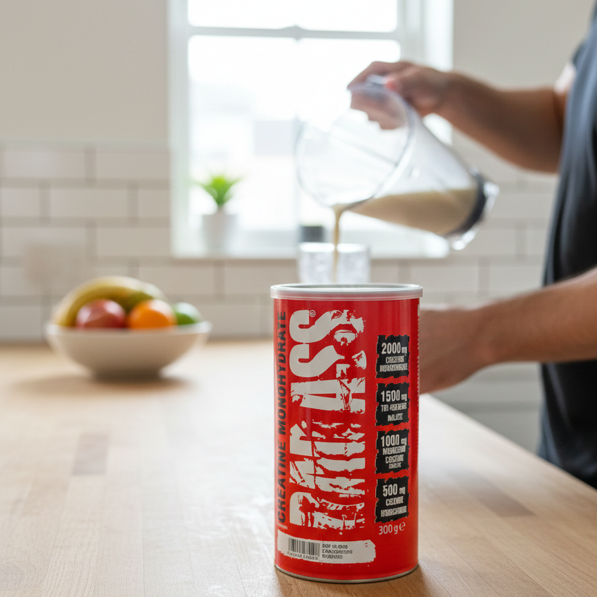 BAD ASS CREA Multi‑Creatine Formula 300g | 4 Forms of Creatine | Strength & Performance Support