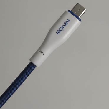 RONIN FLEXIN Braided USB to Micro USB Fast Charging Cable 1.2m – Durable Android Data Cable