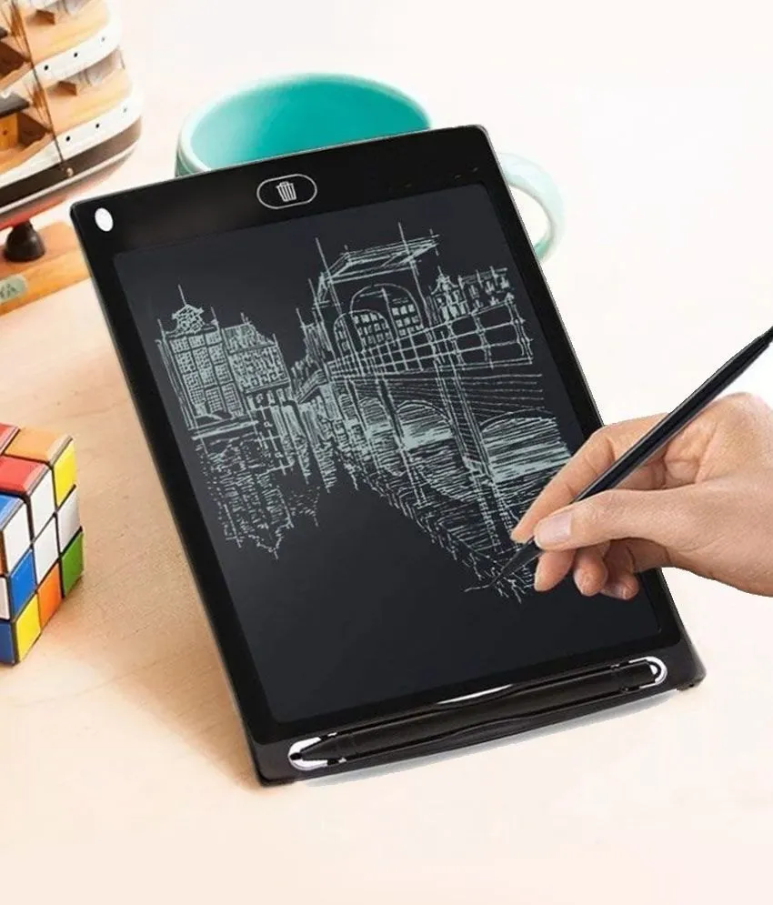 Hardbound MULTI COLOUR LCD Writing Pad LCD Tablet - 10