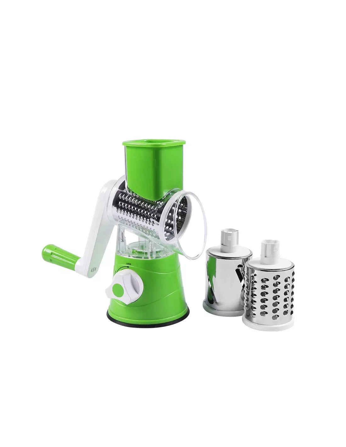 TableTop Drum Grater | Manual Vegetable Cutter Slicer & Grater | Multi-Functional Kitchen Gadget - High Quality (Random Color)