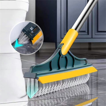 2-in-1 Floor Cleaning Brush with 120° Rotating Head | Multipurpose Scrubber for Bathroom, Tiles & Windows