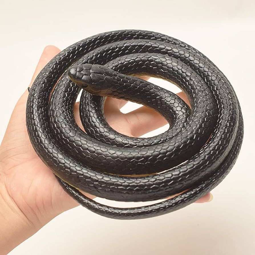Realistic Rubber Snakes Long Fake Snake,Pranks Toy Snakes