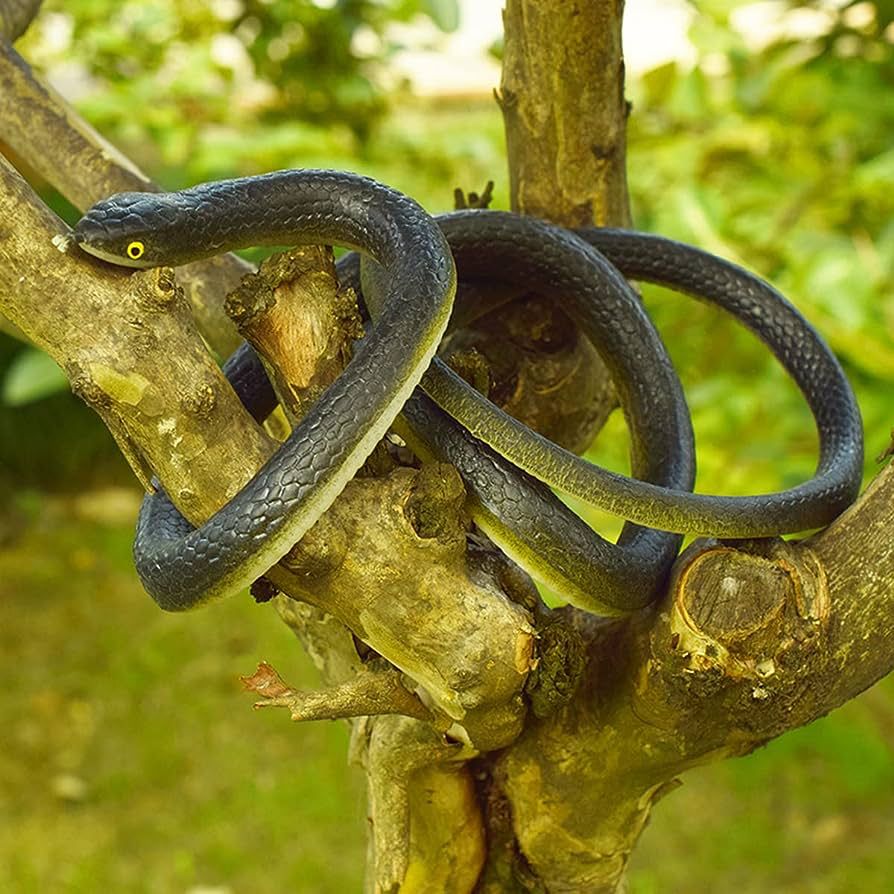 Realistic Rubber Snakes Long Fake Snake,Pranks Toy Snakes
