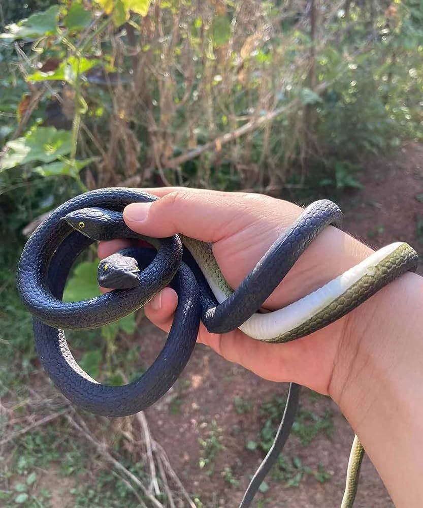 Realistic Rubber Snakes Long Fake Snake,Pranks Toy Snakes