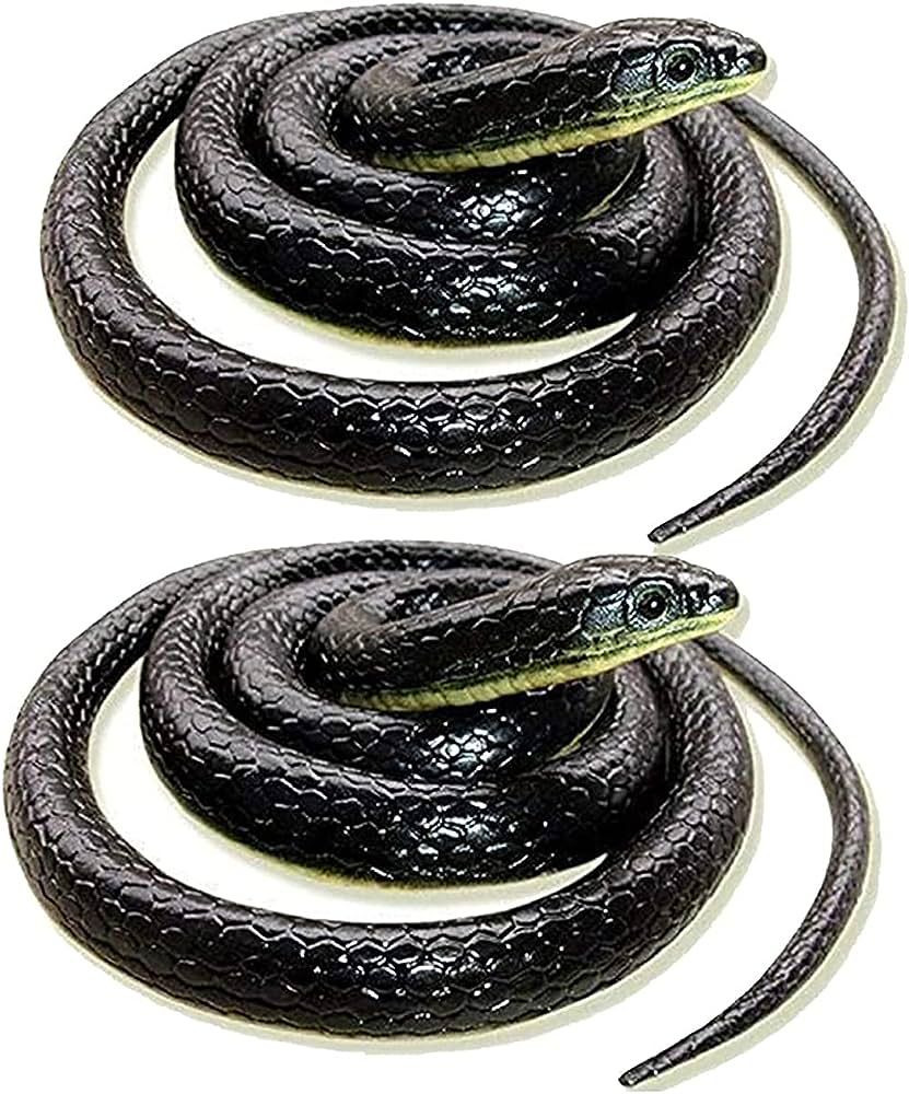 Realistic Rubber Snakes Long Fake Snake,Pranks Toy Snakes