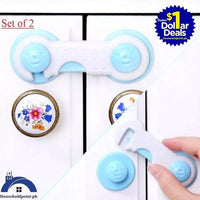 New 1pc Cabinet Door Drawers Refrigerator Locks Protection from Children Baby Safety Plastic Security Lock(random color)