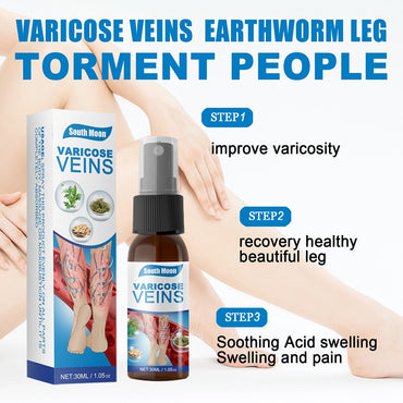 30ml Varicose Veins Treatment Spray Varicose Vein Treatment Cream Repair Varicocele Removal Pain Relief Kidney Inflammation Legs Vein Health Care Spray