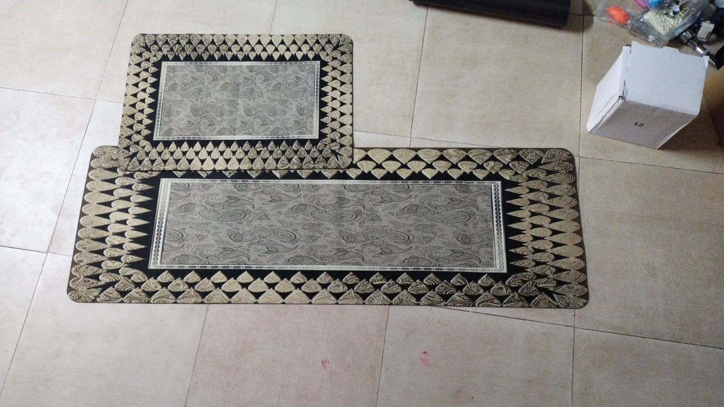 Antislip mats pack of 2pcs (Random Design)size:40*120&40*60cm
