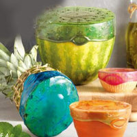 Food Covers Set of 4 Silicone Fresh Keeping Wrap Food Wraps Seal (Random color)