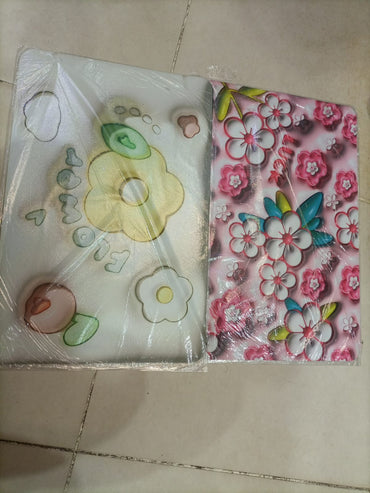 Absorbent Mat Flower Soft Diatom 3D Mud Floor Mat Bathroom Non-Slip Rug (random Design)