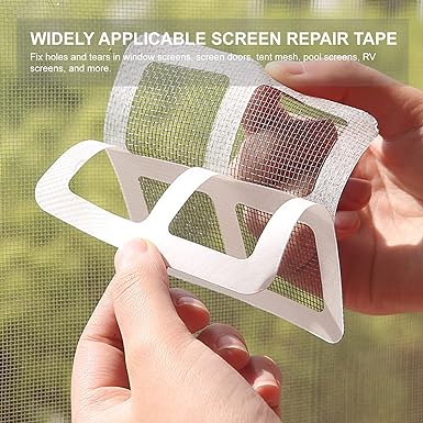 (pack of 10 )Multifunctional Sticker Drainer Net for bathroom, kitchen etc | Window Screen Repair Patches for Door Window