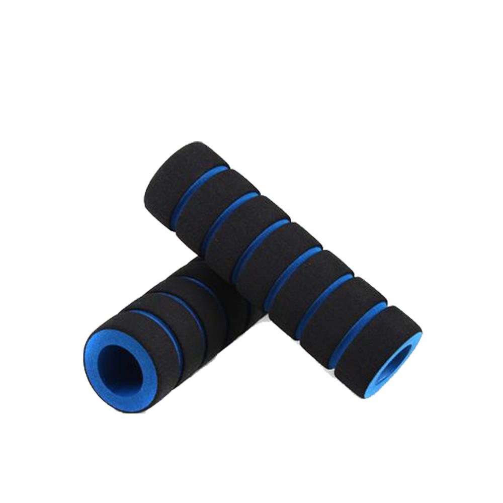 4pcs/Set Universal Grip Comfort Foam Handle Bar Motorcycle, Bicycle | motorcycle handle foam grip - Blue