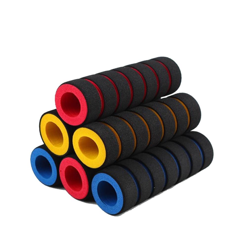 4pcs/Set Universal Grip Comfort Foam Handle Bar Motorcycle, Bicycle | motorcycle handle foam grip - Blue