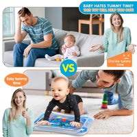 Inflatable Leakproof Tummy Time Water Mat for Kids – Safe & Fun Baby Play Mat (Random Color