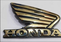 4-Piece Tenki & Tappa Monogram Set for CD70 – Universal Honda Style Badges | Best Quality Mono Set