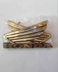 4-Piece Tenki & Tappa Monogram Set for CD70 – Universal Honda Style Badges | Best Quality Mono Set