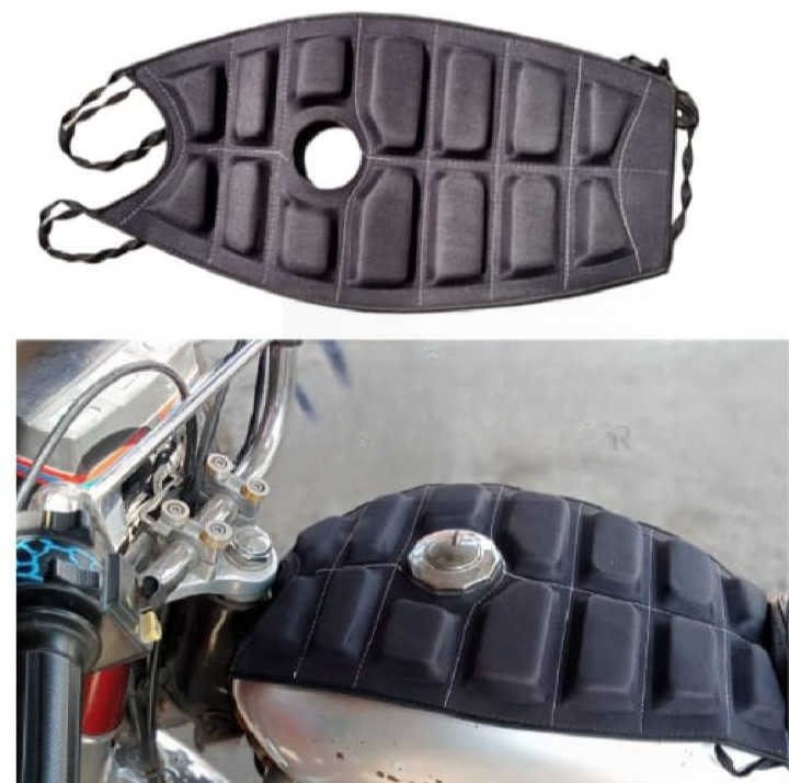 Universal Waterproof Motorcycle Fuel Tank Cushion – Premium Relaxer Tanki Pad & Protective Cover for All Bikes | Anti-Slip, Shock-Absorbing, Weather-Resistant Pad for Comfortable Riding on Any Terrain