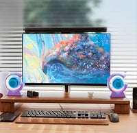 BX-39 Mini G Wireless Speaker with RGB Light & Wireless Charging – Portable Bluetooth 5.3 Speaker & Bedside Lamp