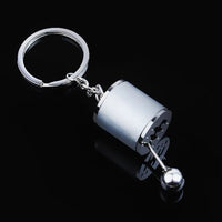 Car Gearbox Manual Transmission Lever Keychain – Metal Pendant Keyring | Key-Chain For Bikes & Cars - Random Color