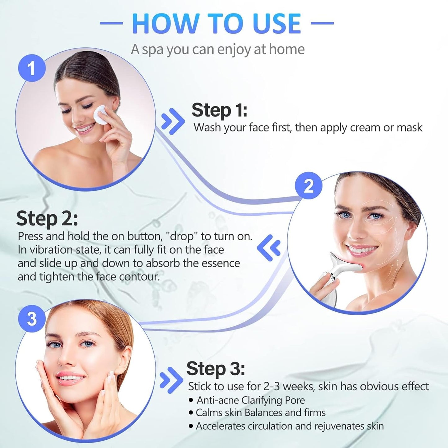 Massage Intense Pulsed Light Wrinkles Reducing Instrument - ESX - Anti Ageing & Reduces Puffiness | Face Massage For Fine Line & Wrinkle