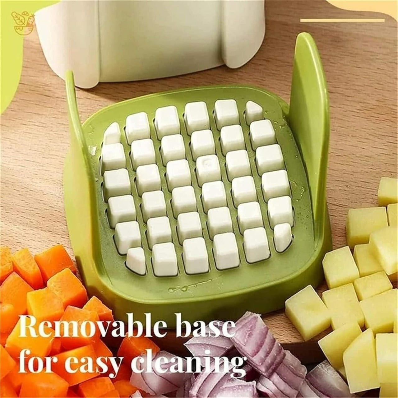 Multi-Function Handheld Chopper – Dicing, Slitting & Slicing Tool for Quick Food Prep