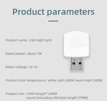 7 Pcs Mini USB LED Light Bulbs – Portable Plug-in Night Lamps for Laptops, Power Banks & USB Ports