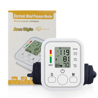 Digital Blood Pressure Monitor – Fully Automatic Upper Arm BP Machine with Heart Rate Detection, Accurate Readings, Easy-to-Use Home Health Device (Without Cell)