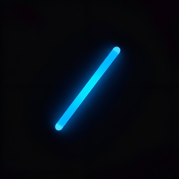 NiceGlow 6 Inch Glow Stick – Long Lasting Party, Festival & Event Light Sticks for Kids & Adults - Green, Red, Blue, Pink, Orange, Yellow - Blue