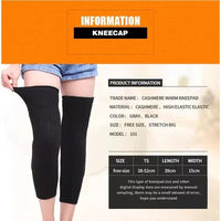 1 Pair Knee Warmer | Winter Warm Thermal Knee Warmers | Knee Protector - Without Belt (Random Color)