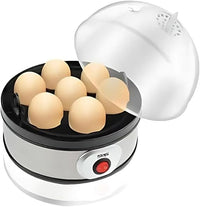 DSP Professional 350W Electric Egg Boiler With Steam Rack And Measuring Cup