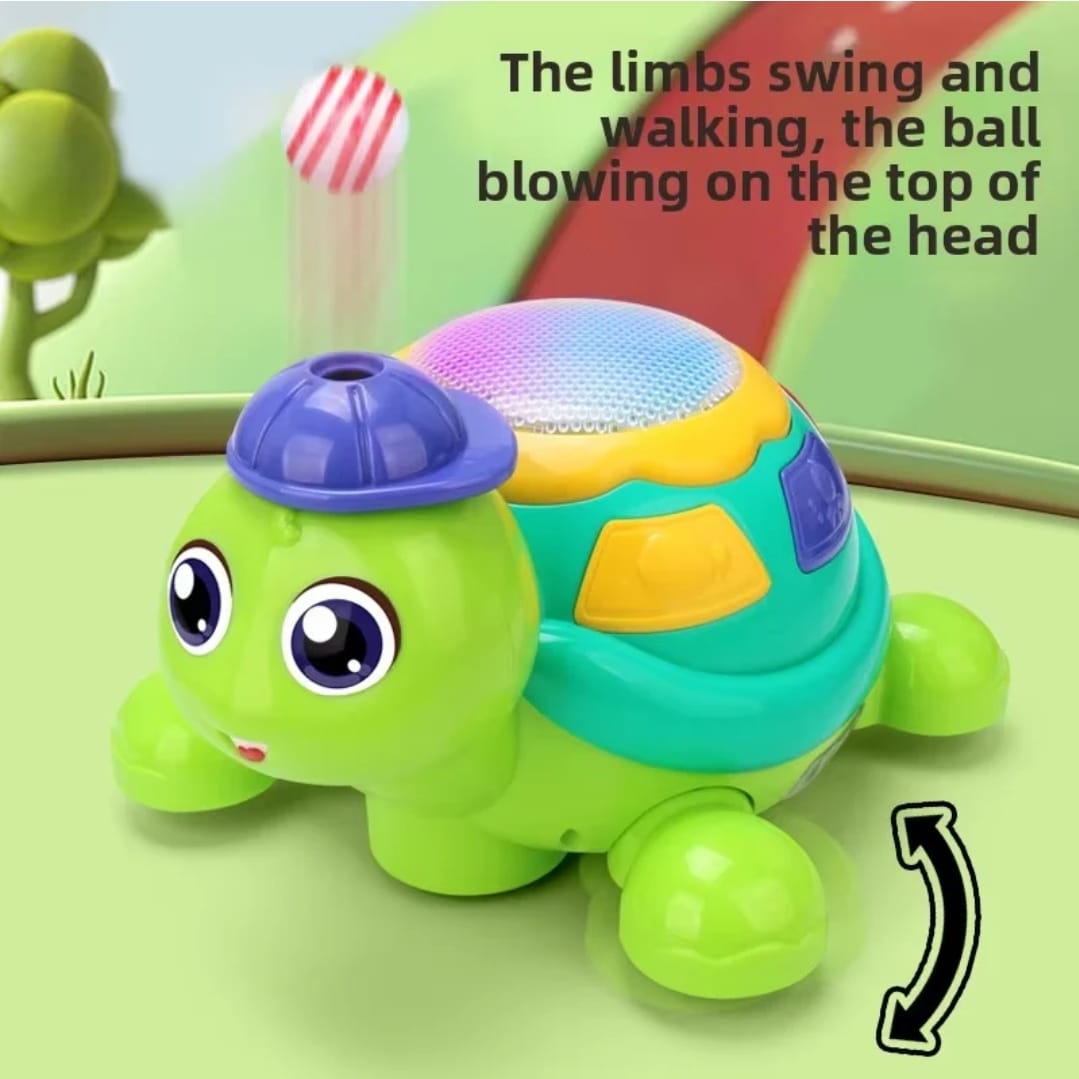 Blow the Ball Turtle Toy with Music & Lights – Fun Interactive Play for Kids