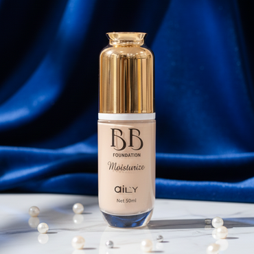 Aily BB Foundation – Moisturizing Liquid Foundation | 50ml | Smooth, Natural & Hydrating Coverage