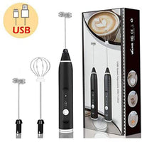 Rechargeable Coffee Beater (Big Box) | 2-in-1 Coffee & Egg Beater | 3-Speed Electric Frother & Mixer