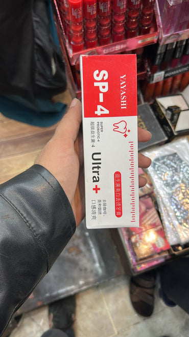 Yayashi SP-4 Ultra Whitening Toothpaste – 150ml Probiotic Stain Remover for Bright, Healthy Teeth