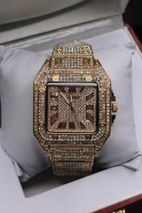 CTR Watch Stone Mens Striking Stone Finish Precision Quartz Comfortable Fit