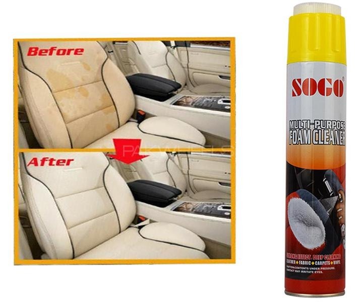 Sogo Multi-Purpose Foam Cleaner (650ml) – High-Performance Deep Cleaning Agent for Automotive Interiors, Home Upholstery, and Multi-Surface Care