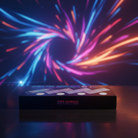 GB1 Ultra-Compact 60% Wireless Mechanical Gaming Keyboard – Triple-Mode Connectivity (2.4GHz/Bluetooth/USB-C), RGB Backlit, 61 Keys Hot-Swappable Pro Gamer Edition