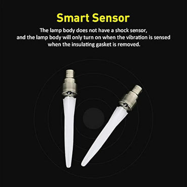 Pack Of Two Pieces Led Wheel Reflectors Wheel Valve Light For Bike Tyres Car Tyre Bicycle Tyre Multicolor Providing Bright Illumination