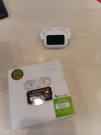 A9 Pro Smart Screen Wireless Earbuds – ANC & ENC Noise Cancelling, Bluetooth 5.4, Touch Control Display Case, Hi-Fi Sound & 36H Playtime ( white colour )