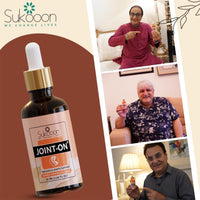 Sukoon Joint On Essential Oil Blend For Pain In Joints Back Pain Arthritis Pain Knee Pain Tennis Elbow Strains And Sprains - 30ML